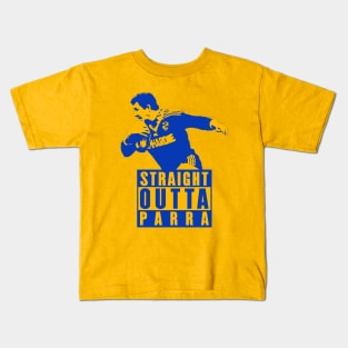 Parramatta Eels - Michael Cronin - STRAIGHT OUTTA PARRA Kids T-Shirt